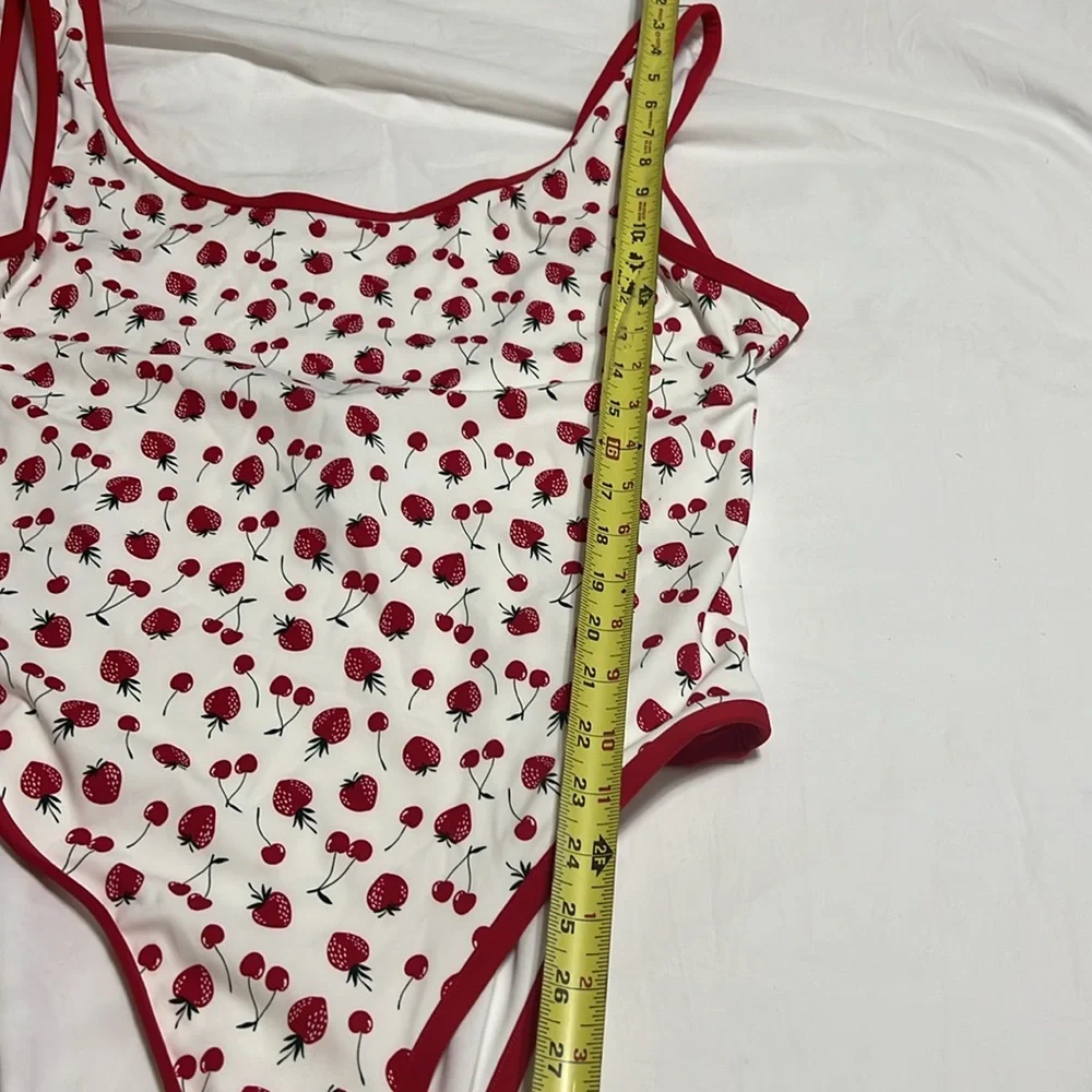 NEW VS pink X frankie’s Bikinis swim one piece Summer berries size XXL